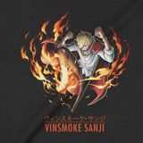  Áo Sweater Vinsmoke Sanji - One Piece, Trùm Cuối Unisex Anime Cine, Nỉ Bông 100% 2 màu nam nữ 0162 