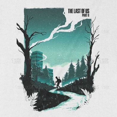  Áo thun The Last of Us, Trùm Cuối Game,Unisex Cotton 100% 2 màu nam nữ 0216 
