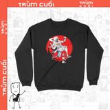  Áo Sweater One Piece: Luffy Nika Gear 5, Trùm Cuối Manga Anime, Unisex Nỉ Bông 100% 2 màu nam nữ 0020 