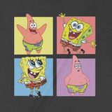  Áo thun Chú bọt biển tinh nghịch, Trùm cuối Cartoon Cine, Unixes Cotton 100% 2 màu nam nữ 0207 