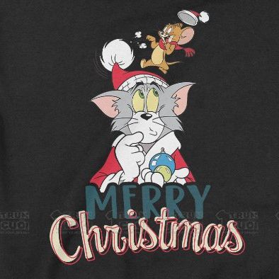  Áo Hoodie Giáng Sinh của Tâm và Gia Huy, Trùm Cuối Cartoon Christmas Festival, Nỉ Bông 100% Unisex nam nữ 0377 