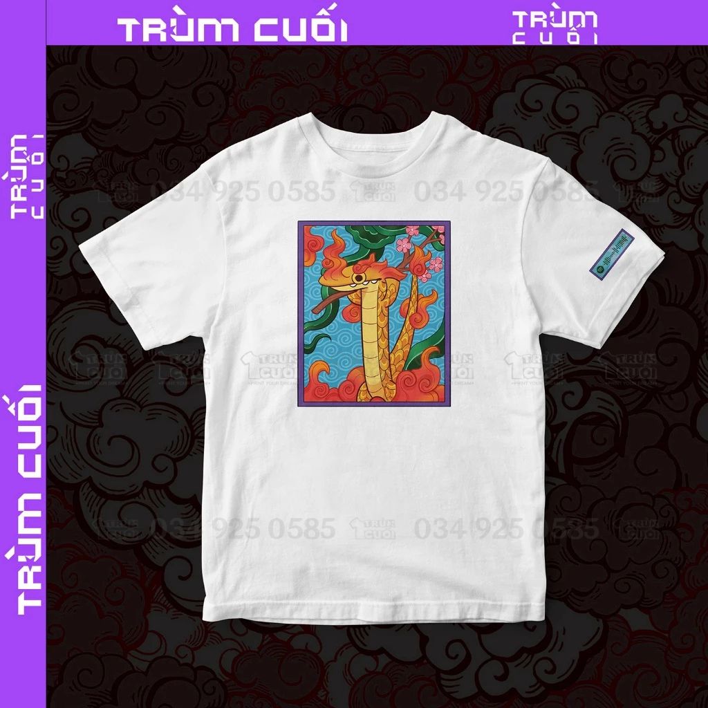  Áo thun Rồng Sún Toothless Vác Đào, Trùm Cuối Đăng Hỏa Chi Thần 2024, Unisex Cotton 100% 2 màu nam nữ 0404 