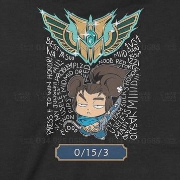  Áo Hoodie Yasuo - Đạo Của Lãng Xẹt, Trùm Cuối Game, Unisex Nỉ Bông 100% 2 màu nam nữ 0096 