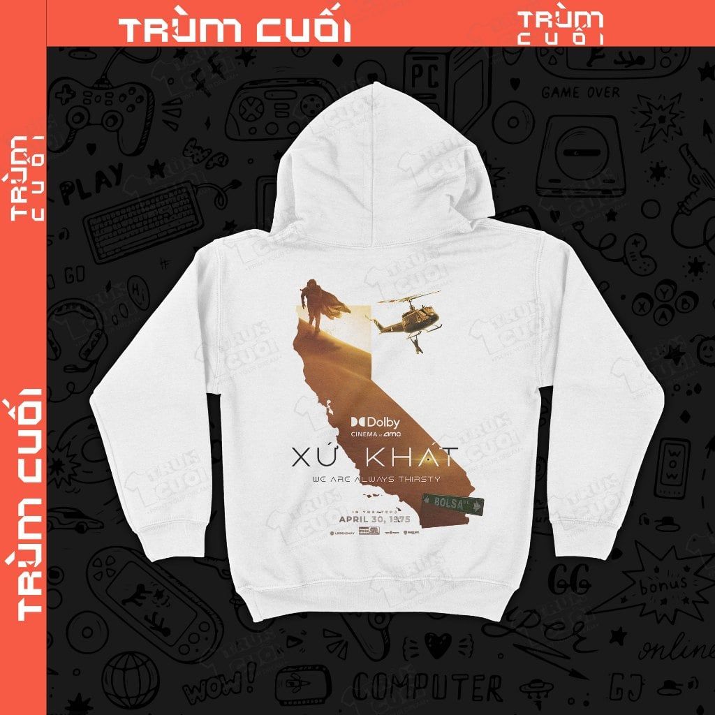  Áo Hoodie Xứ Khát, Trùm Cuối Cine Meme, Nỉ Bông 100% Unisex nam nữ 0426 