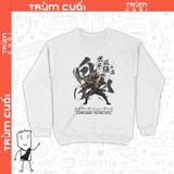  Áo Sweater Râu Trắng - One Piece, Unisex Trùm Cuối Anime Cine, Nỉ Bông 100%, 2 màu nam nữ 0166 