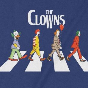  Áo thun Tứ Đại Danh Hề - The Clowns, Trùm Cuối Halloween Horror Fes, Unisex Cotton 100% 2 màu nam nữ 0352 