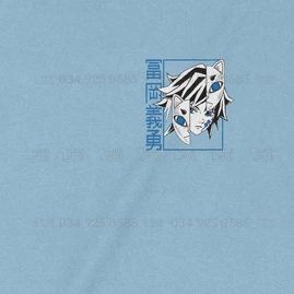  Áo thun Giyu Tomioka - Thanh Gươm Diệt Quỷ, Trùm Cuối Anime, Cotton 100% 2 màu nam nữ 0228 