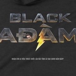  Áo Hoodie Black AĐÀM - Trùm Cuối DC Unisex Cine, Nỉ Bông 100% 2 màu nam nữ 0126 