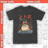  Áo thun Kaiju Totoro - Ghibli, Trùm Cuối Anime, Unisex Cotton 100% 2 màu nam nữ 0040 