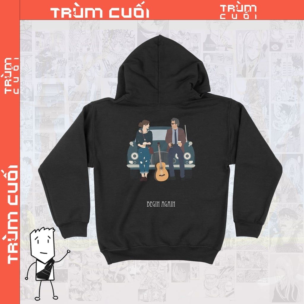  Áo Hoodie Begin Again - Movie Trùm Cuối Anime Cine, Nỉ Bông100% 2 màu nam nữ 0110 