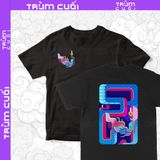  Áo thun 2 mặt Rồng Rắn Bắt Đèn, Trùm Cuối Đăng Hỏa Chi Thần 2024, Unisex Cotton 100% 2 màu nam nữ 0403 