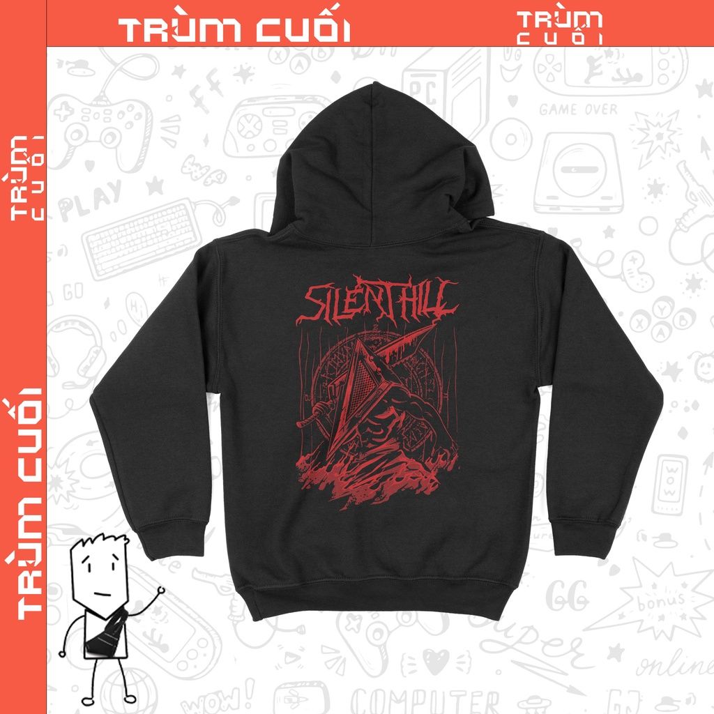  Áo Hoodie Pyramid Head - Silent Hill , Trùm cuối Game, Cotton 100% 2 màu nam nữ 0230 
