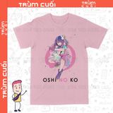  Áo thun Ai Hoshino - Oshi no Ko, Trùm Cuối Anime, Unisex  Cotton 100% 2 màu nam nữ 0271 