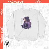  Áo Sweater Kokushibo - Kimetsu Yaiba, Trùm Cuối Anime, Unisex Nỉ Bông 100% 2 màu nam nữ 0047 