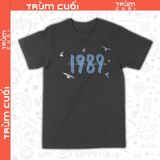  Áo thun 1989 Taylor's Version, Trùm Cuối Thần Tượng Âm Nhạc, Unisex Cotton 100% 2 màu nam nữ 