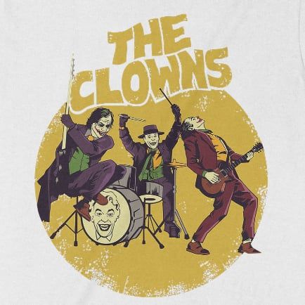 Áo thun Ban Nhạc The Clowns - Tam Ca 3 Chú Hề, Trùm Cuối DC Cine, Unisex Cotton 100% nam nữ 0312 