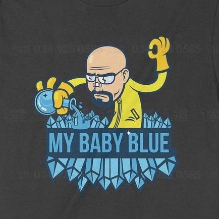  Áo thun Heisenberg - Breaking Bad Unisex Trùm Cuối Cine, Cotton 100% 2 màu nam nữ 0084 