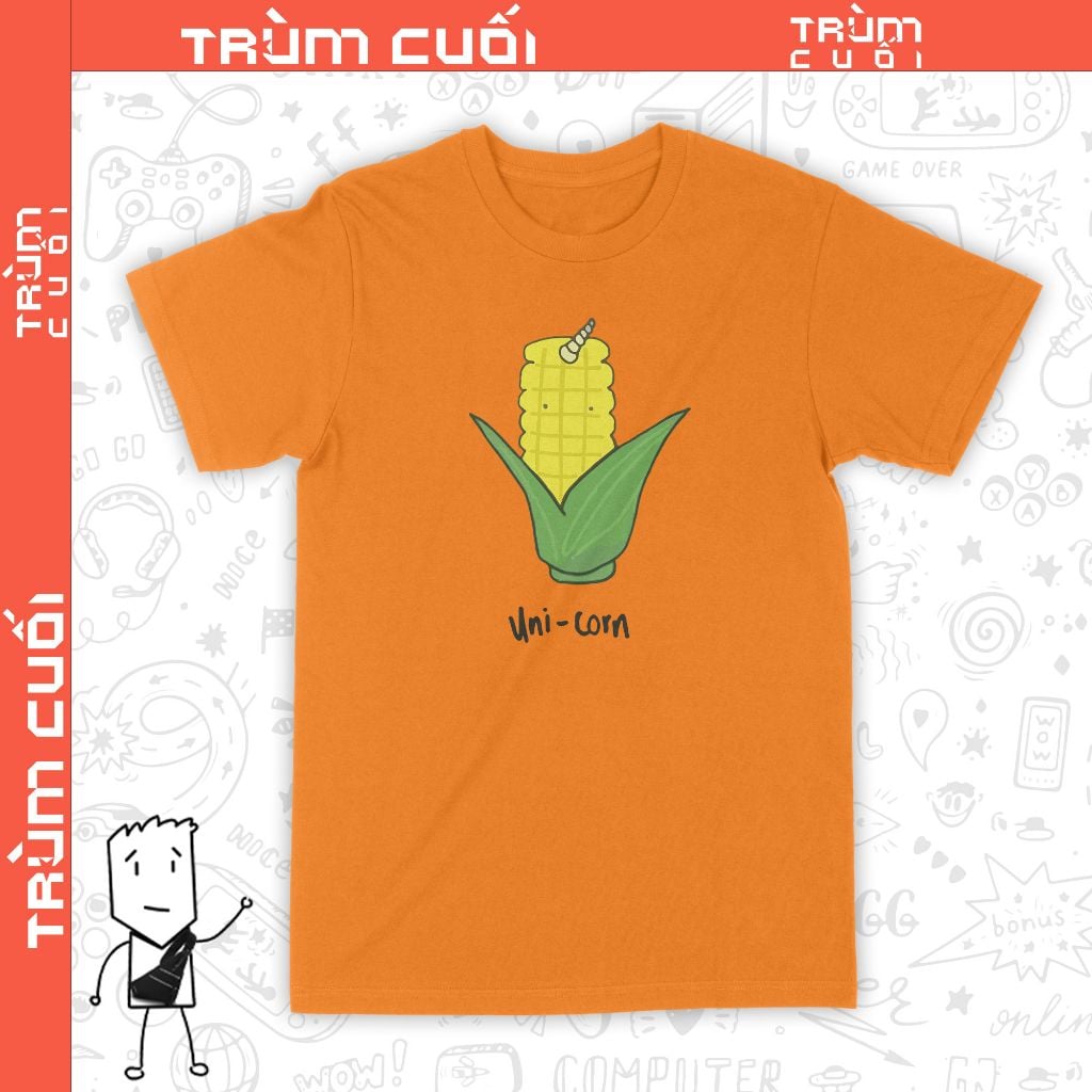  Áo thun Uni-corn not Unicorn, Trùm Cuối Casual Meme, Unisex Cotton 100% 2 màu nam nữ 0301 