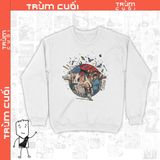  Áo Sweater Công Chúa Mononoke - Ghibli, Trùm Cuối Anime Cine Nỉ Bông100% 2 màu nam nữ 0106 