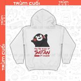  Áo Hoodie Gấu Kumamon Satan, Trùm Cuối Meme Animal, Nỉ Bông 100% Unisex nam nữ 0421 