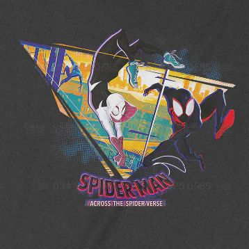  Áo thun Miles & Gwen - Across The Spider-Verse, Trùm Cuối Marvel Cine, Unisex Cotton 6 màu 0283 