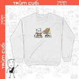  Áo Sweater Zuka Vs Wukong chibi - Áo liên quân, Trùm Cuối Game, Unisex Nỉ Bông 100% 2 màu nam nữ 0031 