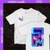  Áo thun 2 mặt Rồng Rắn Bắt Đèn, Trùm Cuối Đăng Hỏa Chi Thần 2024, Unisex Cotton 100% 2 màu nam nữ 0403 