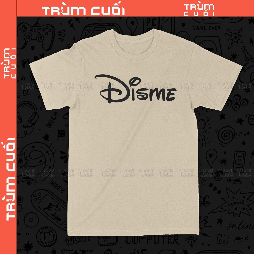  Áo thun Gần Giống Disney, Trùm Cuối Meme, Unisex Cotton 100% 4 màu nam nữ 0438 
