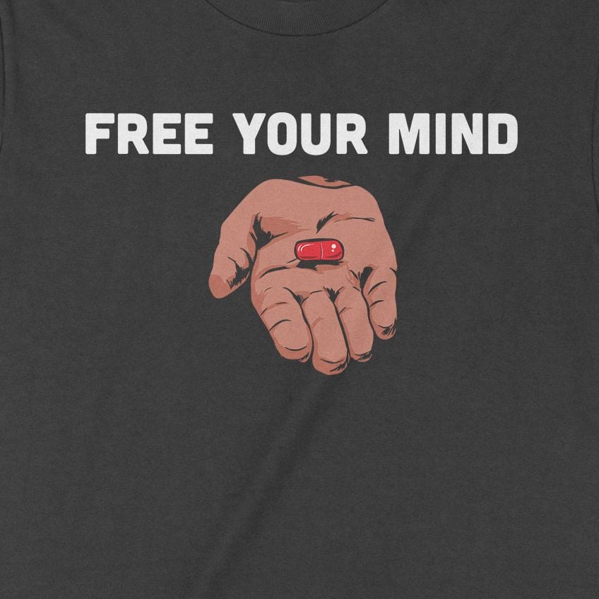  Áo thun Ma Trận - Free Your Mind, Trùm Cuối Cine, Unisex Cotton 100% 2 màu nam nữ 0280 