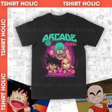  Áo thun GOKU AND KRILLIN ARCADE, Trùm Cuối Anime, Cotton 100% 2 màu nam nữ 0059 
