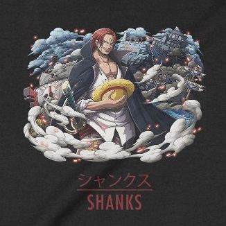  Áo Sweater Shank Tóc Đỏ - One Piece, Trùm Cuối Anime Cine, Unisex Nỉ Bông 100% 2 màu nam nữ 0165 