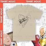  Áo thun One Punch Man: Saitama Unisex Trùm Cuối Anime, Cotton 100% 2 màu nam nữ 0055 