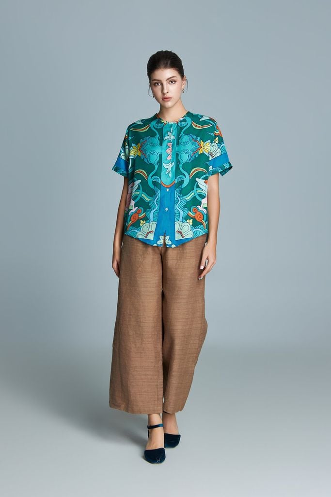 The Phoenix - Myra Shirt / Forest Green