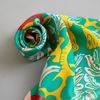 The Garden of Youth Silk Scarf / Green-Citron / size 65x65