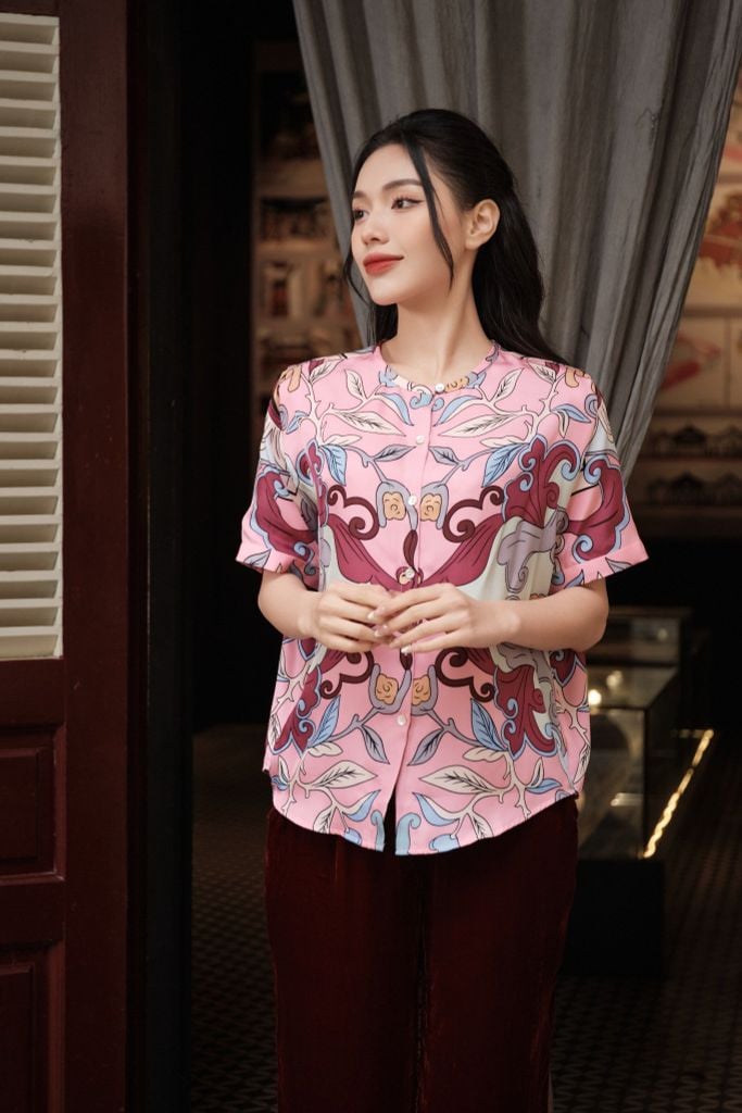 The Buddha's Hand - Myra Shirt / Prune