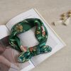The Phoenix Silk Scarf / Green size 55x55