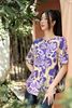 The Garden of Youth - Myra shirt / yellow violet