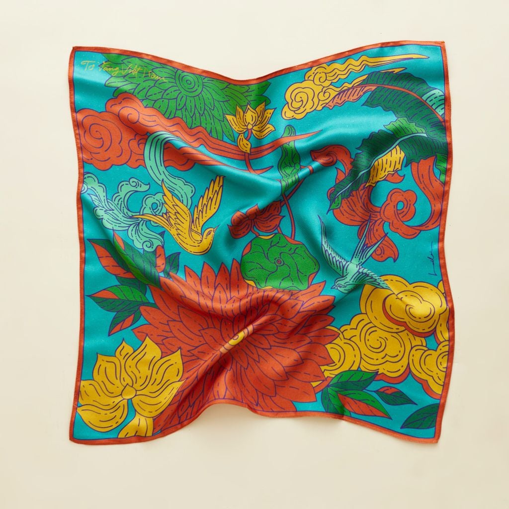 Khăn Hạnh phúc size  55x55