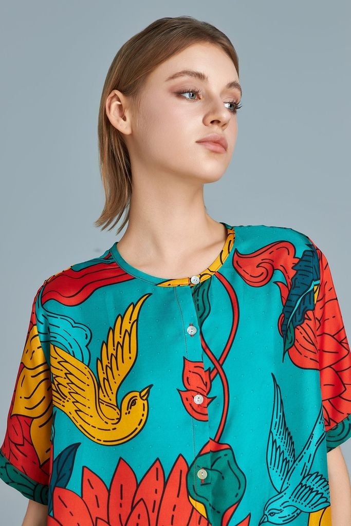 The Happiness - Myra shirt / Happy Red