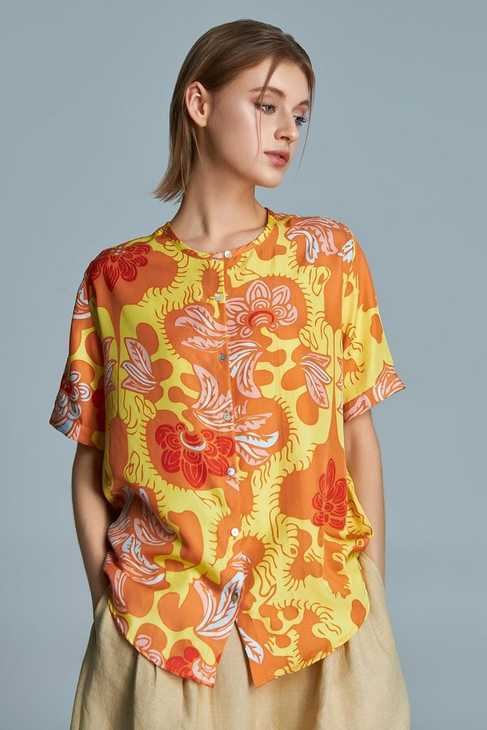 The Garden of Youth - Myra shirt / Shiny Amber