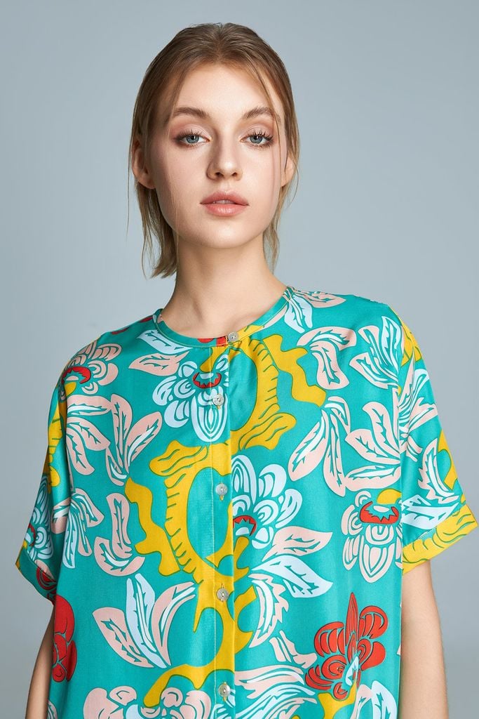 The Garden of Youth - Myra shirt / Green - Citron