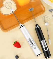 Máy đánh tạo bột cà phê, máy đánh trứng tạo bọt mini cầm tay