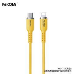 Cáp sạc nhanh Wekome WDC-10 cổng Type-C to Lightning, chống rối