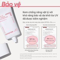 Kem chống nắng INNISFREE nâng tông kiềm dầu Tone Up No Sebum EX SPF 50+ PA++++ 60 mL