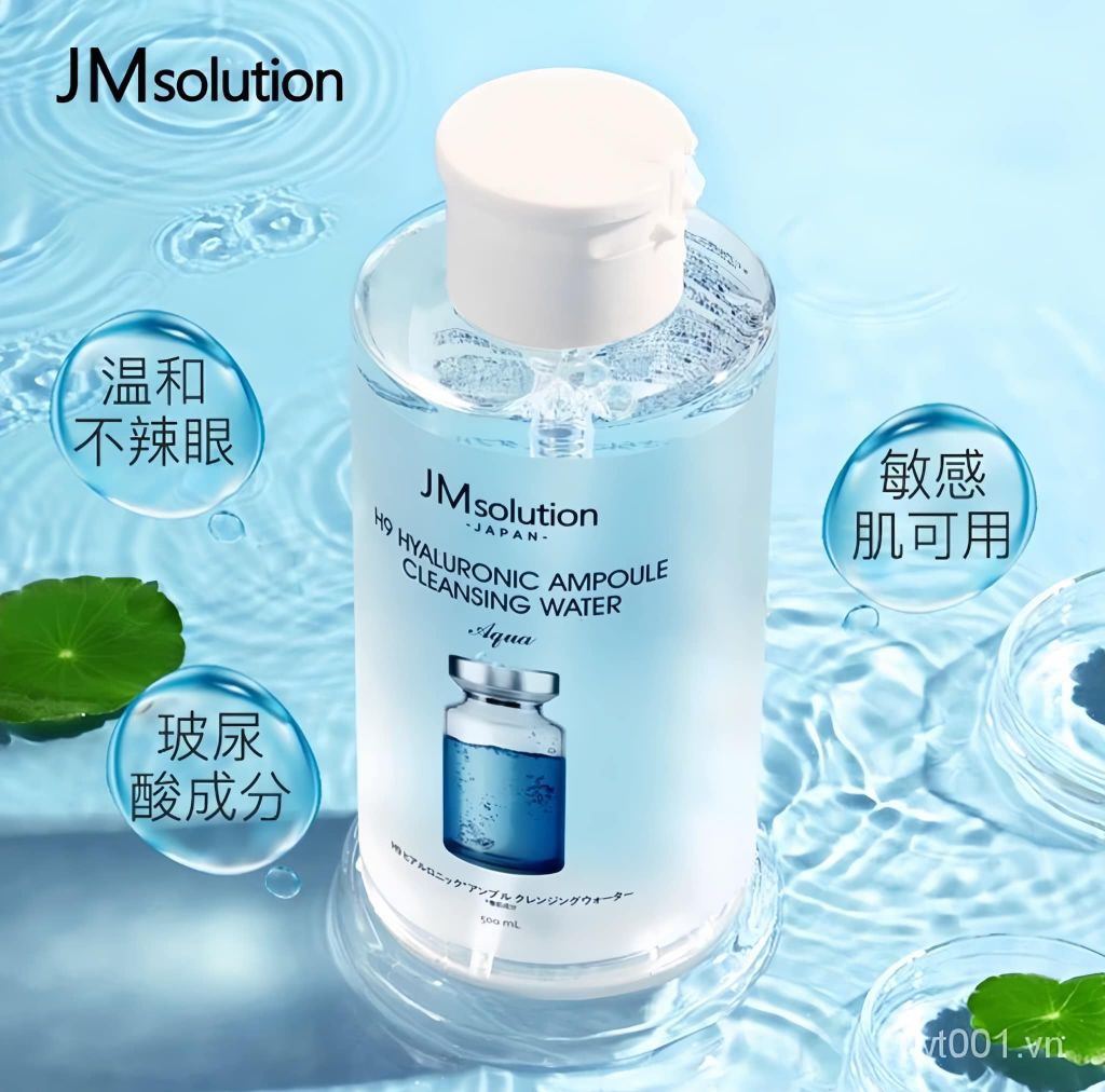 Nước Tẩy Trang JMsolution H9 Hyaluronic Ampoule 500ml Dành Cho Mọi Loại Da