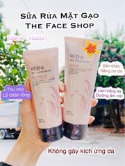 Sữa Rửa Mặt THE FACE SHOP Rice Water Bright Cleansing Foam 150Ml Làm Sạch Sáng Da