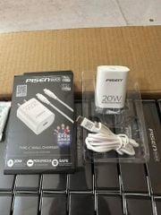 Bộ Sạc Nhanh 20W Pisen TS-C140 Typec- Ra Lightning dành cho iPhone