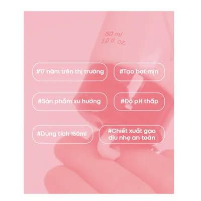 Sữa Rửa Mặt THE FACE SHOP Rice Water Bright Cleansing Foam 150Ml Làm Sạch Sáng Da