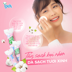 Bông Tẩy Trang Thổ Nhĩ Kỳ Ipek 150 Miếng, Bông Tẩy Trang Ipek 150 Miếng Siêu Mềm Mịn