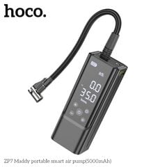 Máy bơm lốp xe, máy bơm không khí thông minh cầm tay Hoco ZP7 Maddy (5000mAh)